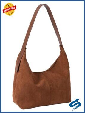 Suede Hobo Handbag Fashion Underarm Bag Purse Tote Satchel